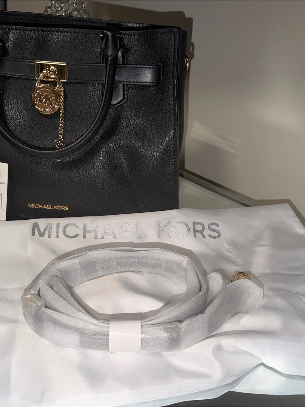 Michael Kors Hamilton Medium Leather Satchel
